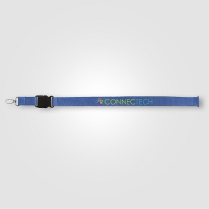 Tour de cou Jex rPET avec attache de sécurité et boucle (+4 Colour Inkjet)
