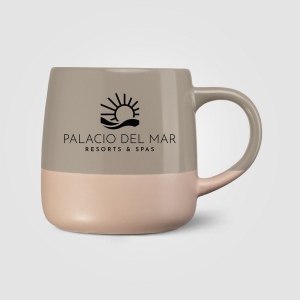 Mug Atlas, céramique, design à blocs de couleur - 445 ml (+Sérigraphie) 3