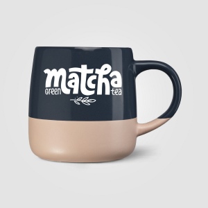 Mug Atlas, céramique, design à blocs de couleur - 445 ml (+Sérigraphie) 4