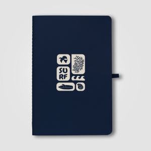 Carnet Monolith en papier minéral soft-touch – A5 (+Sérigraphie) 29