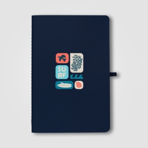 Carnet Monolith en papier minéral soft-touch – A5 (+Sérigraphie) 10