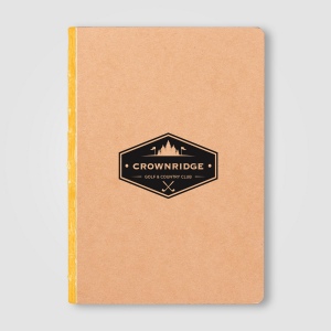 Carnet Romy en kraft bord coloré – A5 (+Sérigraphie) 13