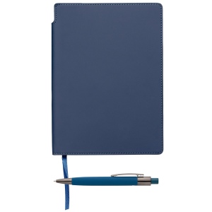 Carnet Malmö à couverture souple recyclée + stylo – A5 (+Sérigraphie) 8