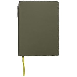Carnet Malmö à couverture souple recyclée + stylo – A5 (+Sérigraphie) 11