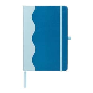 Journal Grete en PU recyclé à motif ondulé – A5 (+Sérigraphie) 5