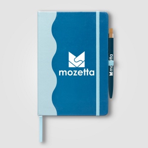 Carnet Grete à motif vagues + stylo - A5 (+Sérigraphie) 10