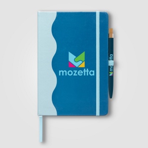 Carnet Grete à motif vagues + stylo - A5 (+Sérigraphie) 4