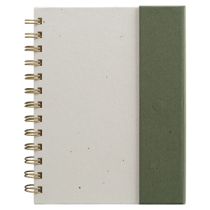 Organiseur Halden, papier FSC, carnet à spirales avec notes adhésives - B6 (+Sérigraphie) 7