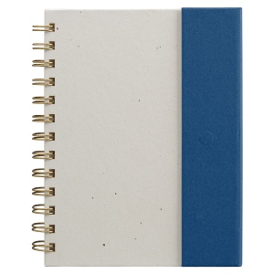 Organiseur Halden, papier FSC, carnet à spirales avec notes adhésives - B6 (+Sérigraphie) 9