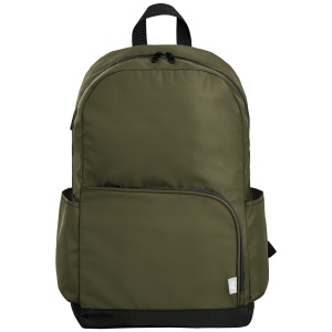 Sac à dos Kora, double poche, fermeture éclair dorée, rPET, 38 cm - 20 L (+Sérigraphie) 5