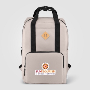 Sac à dos Majesty, sangle réglable, nylon 300D rPET, 38 cm - 16 L (+Sérigraphie) 10