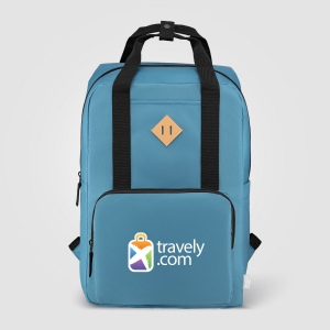 Sac à dos Majesty, sangle réglable, nylon 300D rPET, 38 cm - 16 L (+Sérigraphie) 11