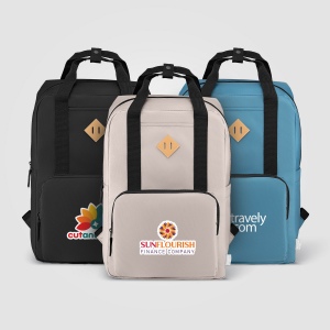 Sac à dos Majesty, sangle réglable, nylon 300D rPET, 38 cm - 16 L (+Sérigraphie) 13