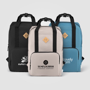 Sac à dos Majesty, sangle réglable, nylon 300D rPET, 38 cm - 16 L (+Sérigraphie) 5