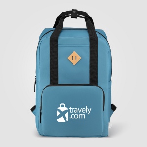 Sac à dos Majesty, sangle réglable, nylon 300D rPET, 38 cm - 16 L (+Sérigraphie) 3