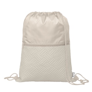 Sac à cordon Sora recyclé matelassé – 6 L (+Sérigraphie) 8