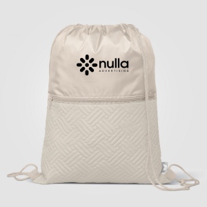 Sac à cordon Sora recyclé matelassé – 6 L (+Sérigraphie) 12