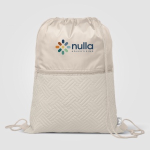 Sac à cordon Sora recyclé matelassé – 6 L (+Sérigraphie) 4