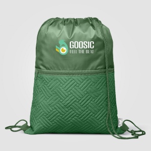 Sac à cordon Sora recyclé matelassé – 6 L (+Sérigraphie) 3