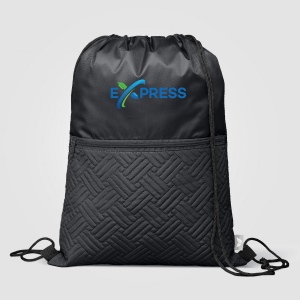 Sac à cordon Sora recyclé matelassé – 6 L (+Sérigraphie)
