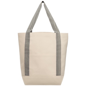 Niva Tote bag en toile de 340 gsm coton recyclé, poche avant - 12,25 L (+Sérigraphie) 4