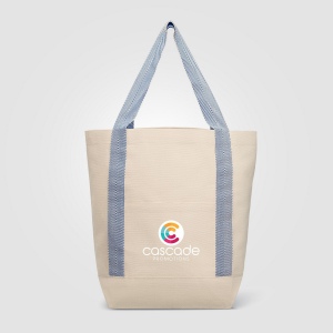 Niva Tote bag en toile de 340 gsm coton recyclé, poche avant - 12,25 L (+Sérigraphie) 7
