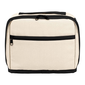 Odyssey Trousse organisatrice tech en coton recyclé 540 g/m², fermeture éclair - 1,7 L (+Sérigraphie) 4