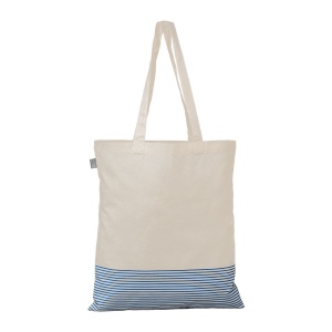 Sac fourre-tout Aro en coton recyclé micro-rayures – 9,7 L (+Sérigraphie) 10