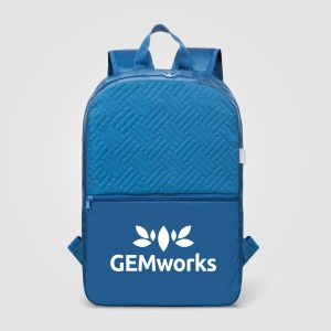 Sac à dos Sora 210D recyclé matelassé – 13 L (+Sérigraphie) 5