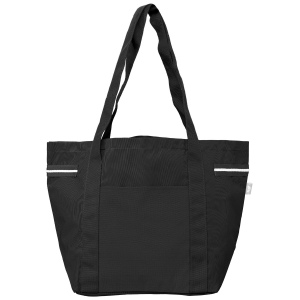 Sac fourre-tout Newport en polyester recyclé à rayures – 20 L (+Sérigraphie) 6