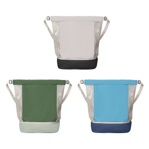 Sac à cordon Neri en maille recyclée – 34 L (+Sérigraphie) 9