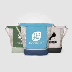 Sac à cordon Neri en maille recyclée – 34 L (+Sérigraphie) 5