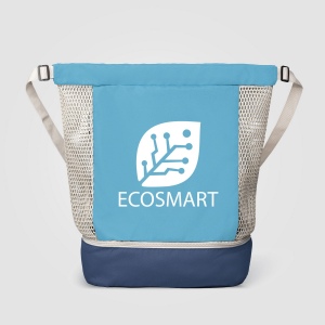 Sac à cordon Neri en maille recyclée – 34 L (+Sérigraphie) 3