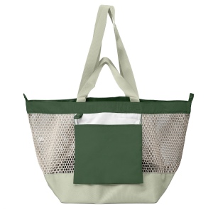 Sac fourre-tout Neri en maille recyclée pliable – 45 L (+Sérigraphie) 6