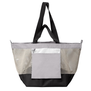 Sac fourre-tout Neri en maille recyclée pliable – 45 L (+Sérigraphie) 8