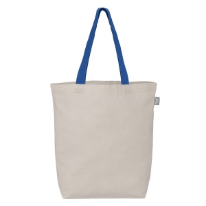 Sac shopping Tonga en coton recyclé à anses colorées – 11 L (+Sérigraphie) 7