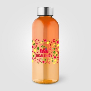 Gourde Skye, rPET, bouchon twist ombré - 500 ml (+Sérigraphie) 2
