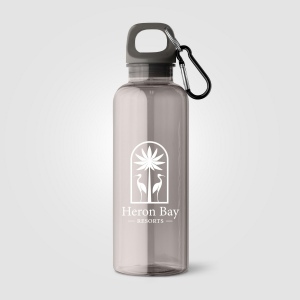 Gourde de vélo Doli, bouchon à vis avec mousqueton, rPET - 500 ml (+Sérigraphie) 17
