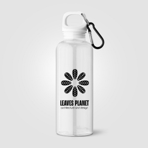 Gourde de vélo Doli, bouchon à vis avec mousqueton, rPET - 500 ml (+Sérigraphie) 14