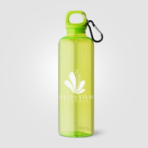 Gourde de vélo Doli, bouchon à vis avec mousqueton, rPET, 740 ml (+Sérigraphie) 15