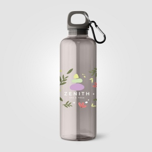 Gourde de vélo Doli, bouchon à vis avec mousqueton, rPET, 740 ml (+Sérigraphie) 5