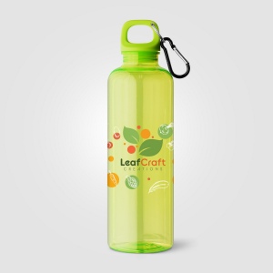Gourde de vélo Doli, bouchon à vis avec mousqueton, rPET, 740 ml (+Sérigraphie) 3