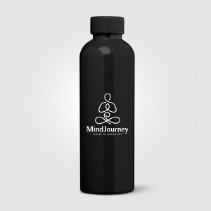 Gourde Norden, rPET brillant, monochrome, étanche - 680 ml (+Sérigraphie) 24
