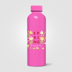 Gourde Norden, rPET brillant, monochrome, étanche - 680 ml (+Sérigraphie) 6