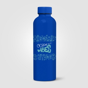 Gourde Norden, rPET brillant, monochrome, étanche - 680 ml (+Sérigraphie) 3