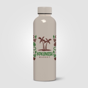 Gourde Norden, rPET brillant, monochrome, étanche - 680 ml (+Sérigraphie) 8