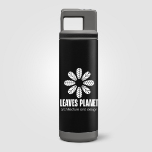 Bouteille Grosche Alpine, acier inoxydable, paille amovible, bouchon flip n’ sip - 590 ml (+Sérigraphie) 9
