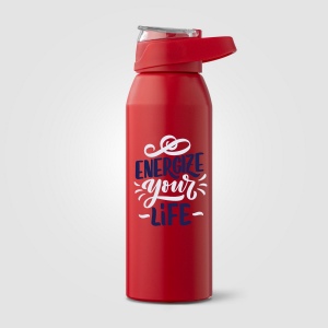 Gourde de sport Lyse en acier inoxydable recyclé – 710 ml (+Sérigraphie) 3