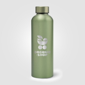 Gourde Astrid en acier inoxydable recyclé – Finition métallisée – 710 ml (+Sérigraphie) 18
