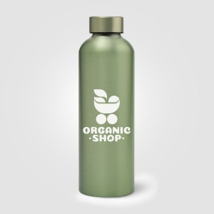 Gourde Astrid en acier inoxydable recyclé – Finition métallisée – 710 ml (+Sérigraphie) 13